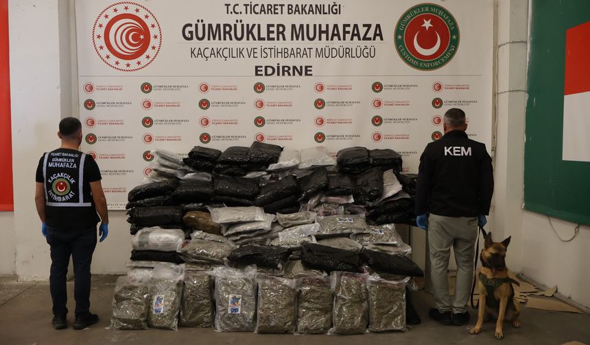 Gümrüklerde uyuşturucuya büyük darbe!