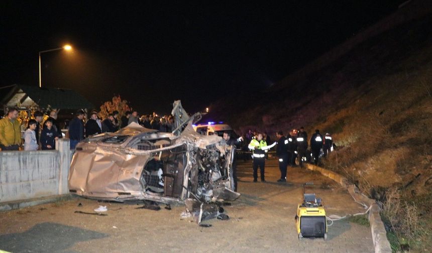 Erzurum'daki kazada ölü ve yaralıların kimlikleri belirlendi
