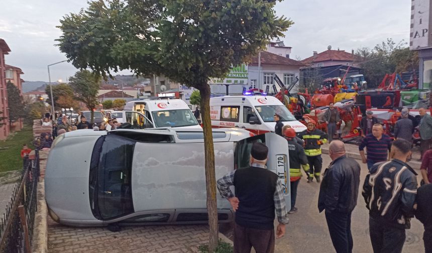 Samsun'da trafik kazası: 4 yaralı