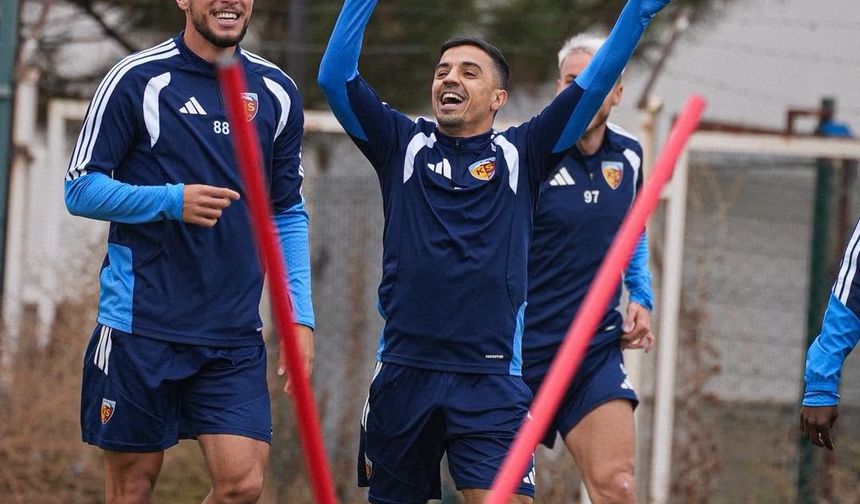 Kayserispor, Muğlaspor maçı hazırlıklarını sürdürüyor
