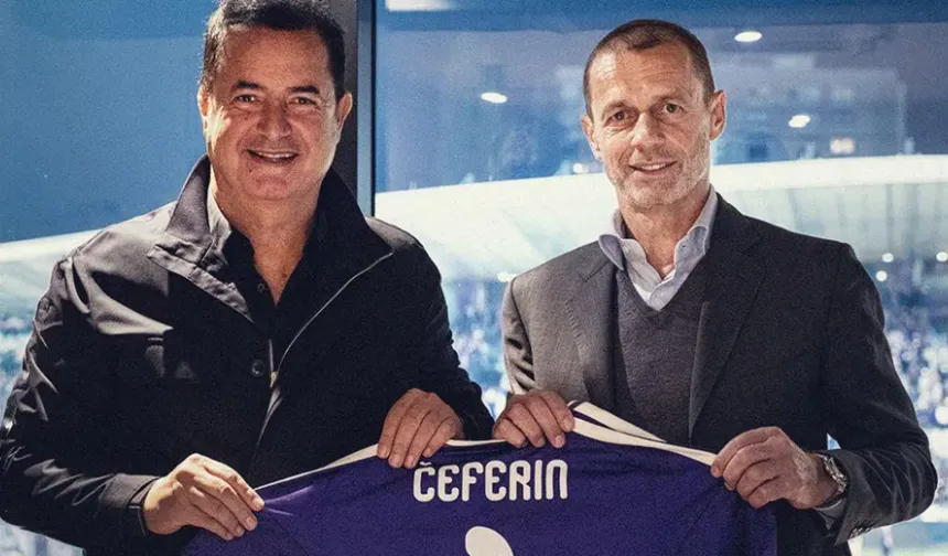 Aleksander Ceferin'den Acun Ilıcalı'ya ziyaret