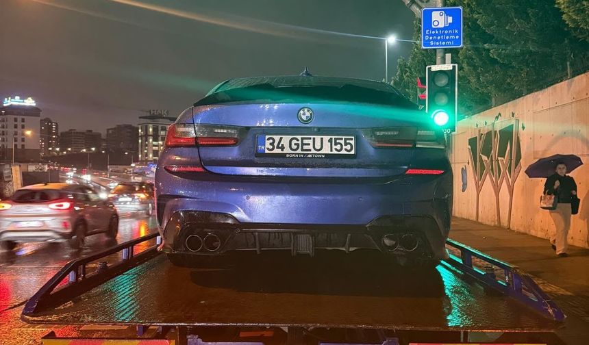Başakşehir’de drift yapan sürücüye 140 bin TL ceza