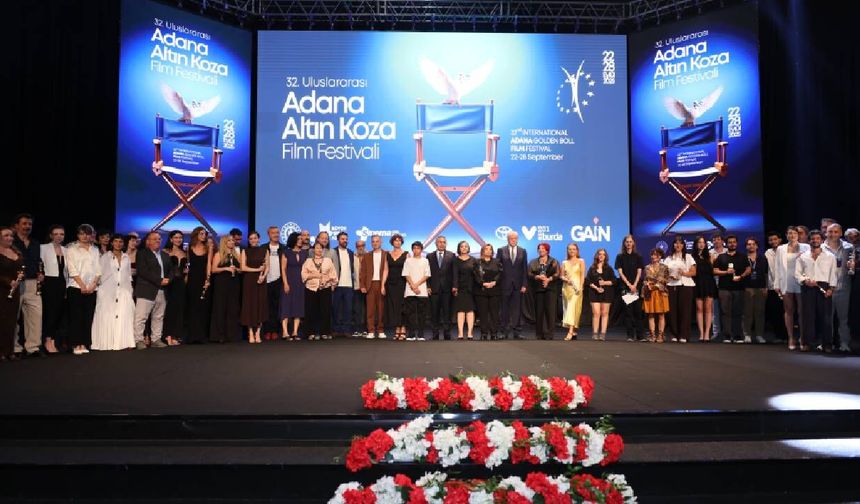 33. Uluslararası Adana Altın Koza Film Festivali'nde ödüller sahiplerini buldu