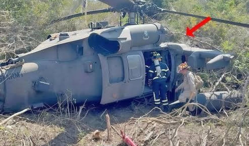 Askeri helikopter düştü, 19 kişi yaralandı!