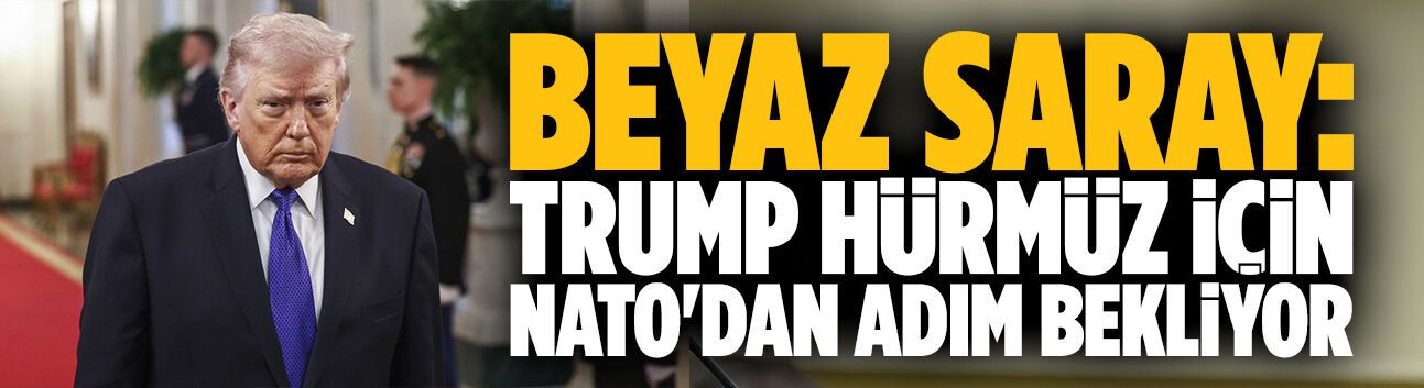 Beyaz Saray: Trump Hürmüz için NATO'dan adım bekliyor