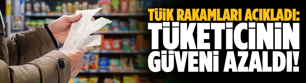 Tüketici güveni yine azaldı!