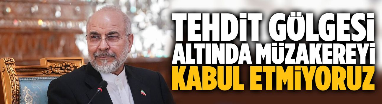 İran'dan net mesaj: Tehdit gölgesi altında müzakereyi kabul etmiyoruz