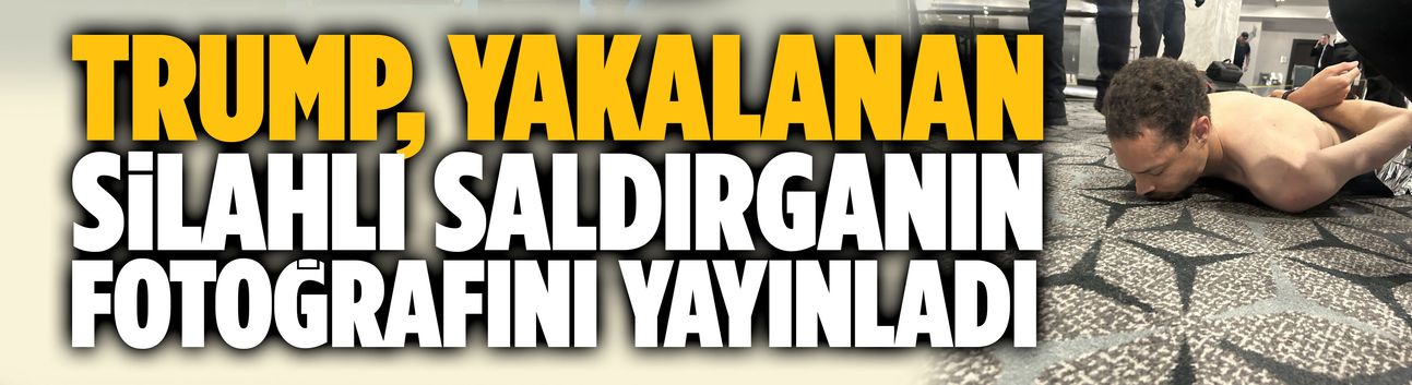 Trump, silahlı saldırganın fotoğrafını yayınladı