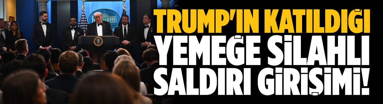 Beyaz Saray silah sesleri: Trump apar topar salondan çıkarıldı!