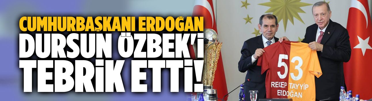 Erdoğan'dan Özbek ile Buruk'a tebrik telefonu!