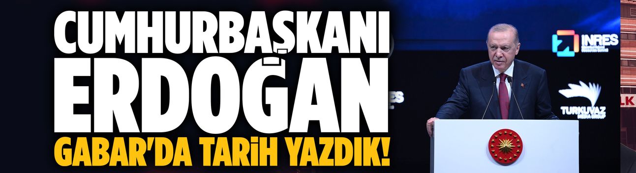 Erdoğan: Petrol ve doğalgaz halen stratejik!