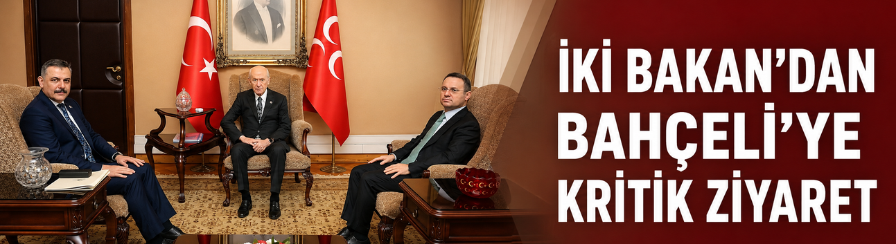Akın Gürlek ile Mustafa Çiftçi'den Bahçeli'ye kritik ziyaret