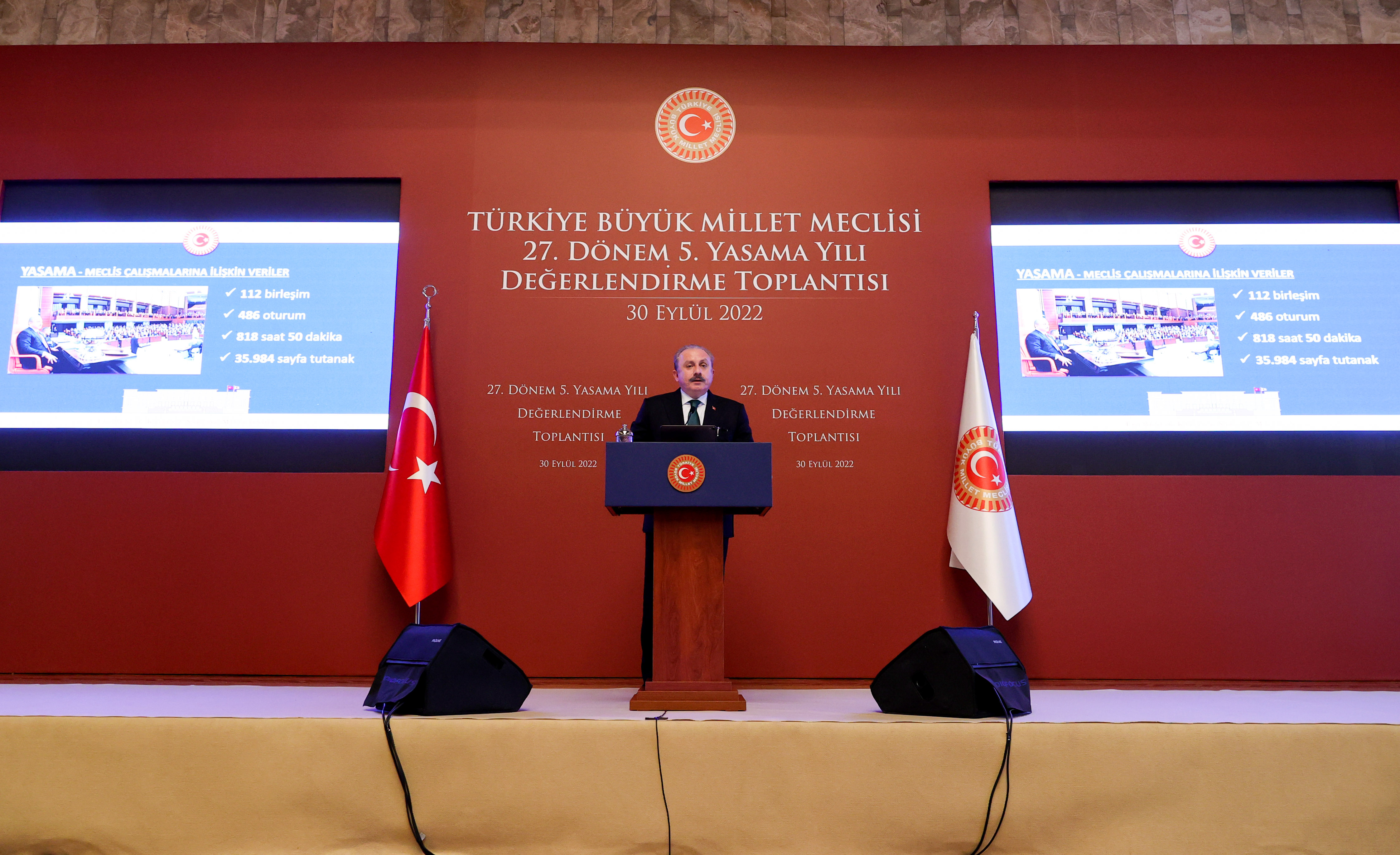 AA-20220930-29030011-29030002-TBMM_BASKANI_SENTOP_27_DONEM_5_YASAMA_YILINI_DEGERLENDIRDI