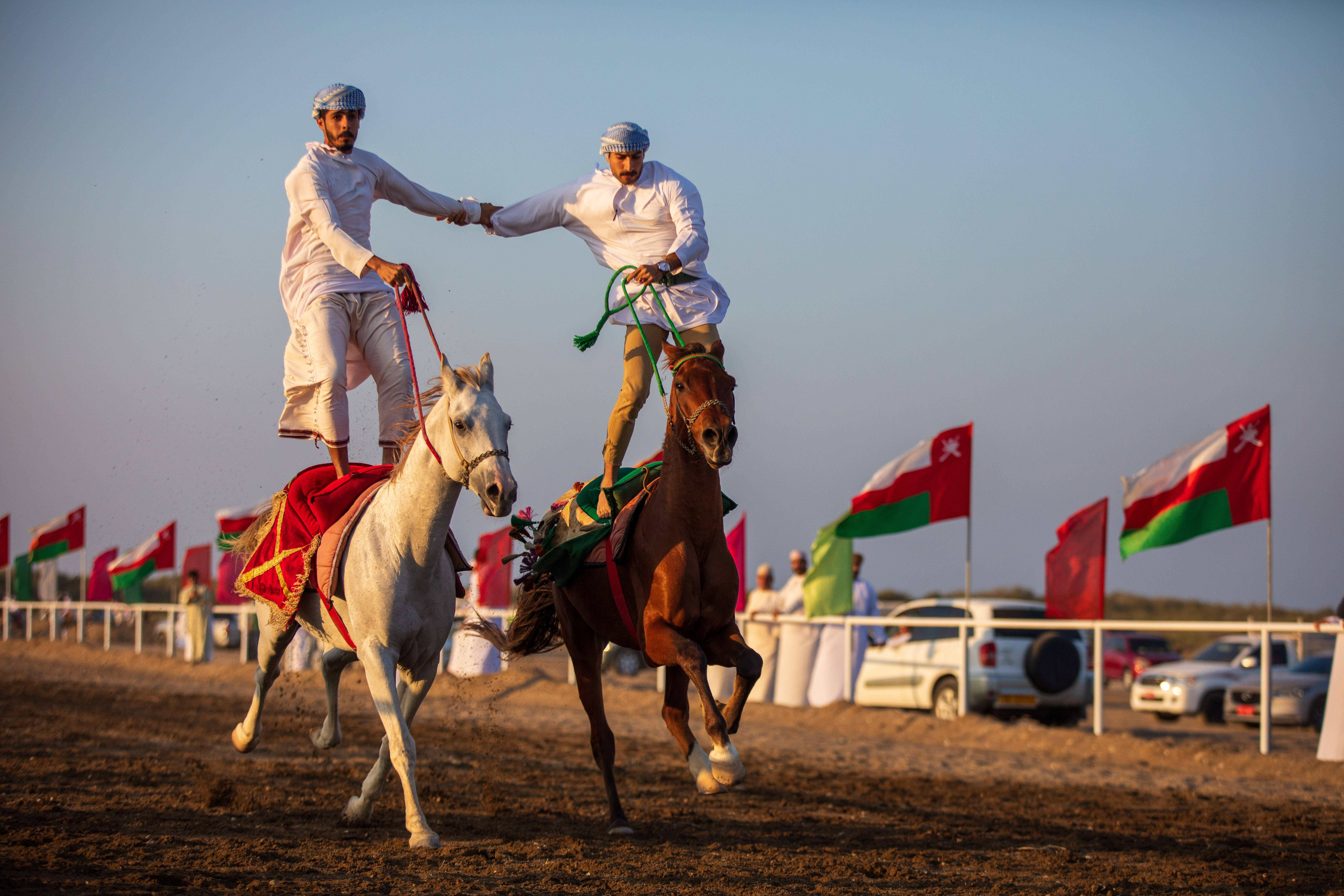 Umman'da geleneksel binicilik festivali