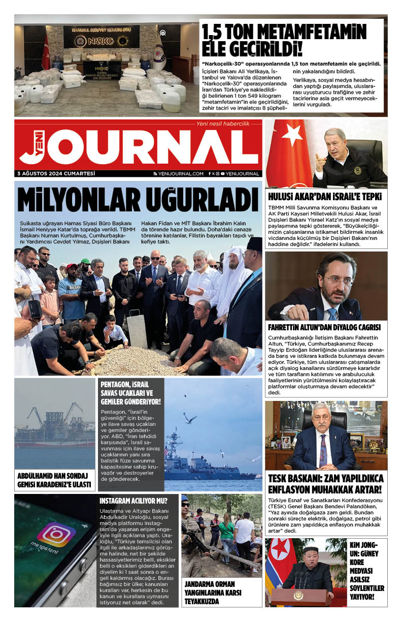 Yeni Journal Egazetesi 20240803