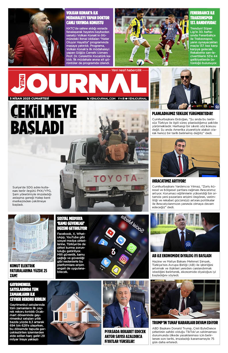 Yeni Journal Egazetesi 2025