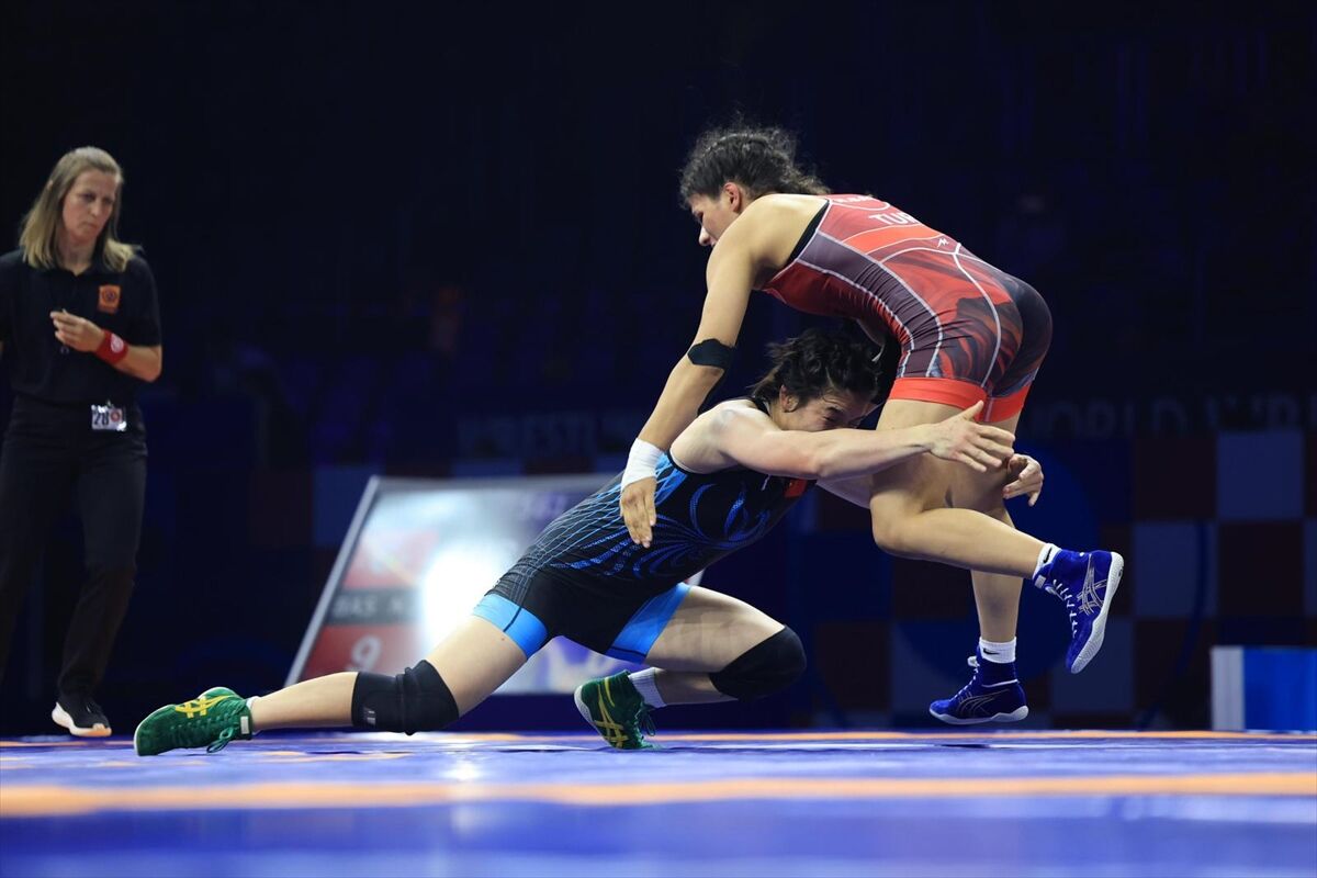 Nesrin Baş, Dünya Güreş Şampiyonası'nda Finale Yükseldi 2