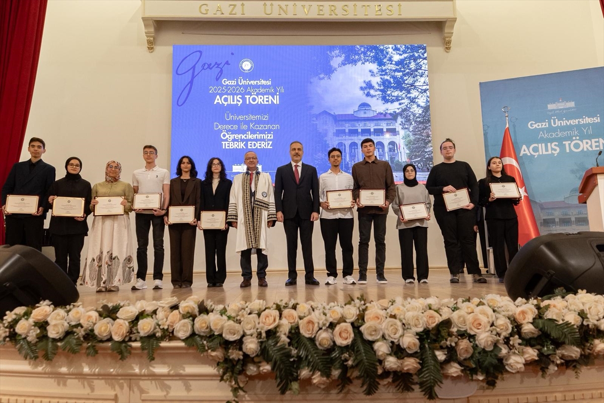 Fidan, Gazi Üniversitesi 2025 2026 Akademik Yılı Açılışına Katıldı1