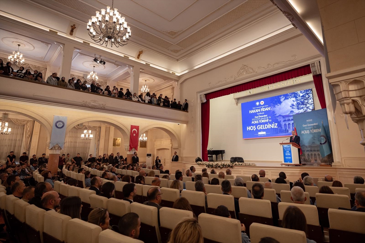 Fidan, Gazi Üniversitesi 2025 2026 Akademik Yılı Açılışına Katıldı2