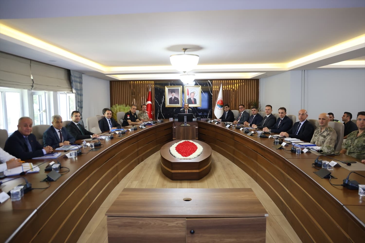 Şırnak'ta %22Asayiş Ve Güvenlik Toplantısı%22 Düzenlendi 1