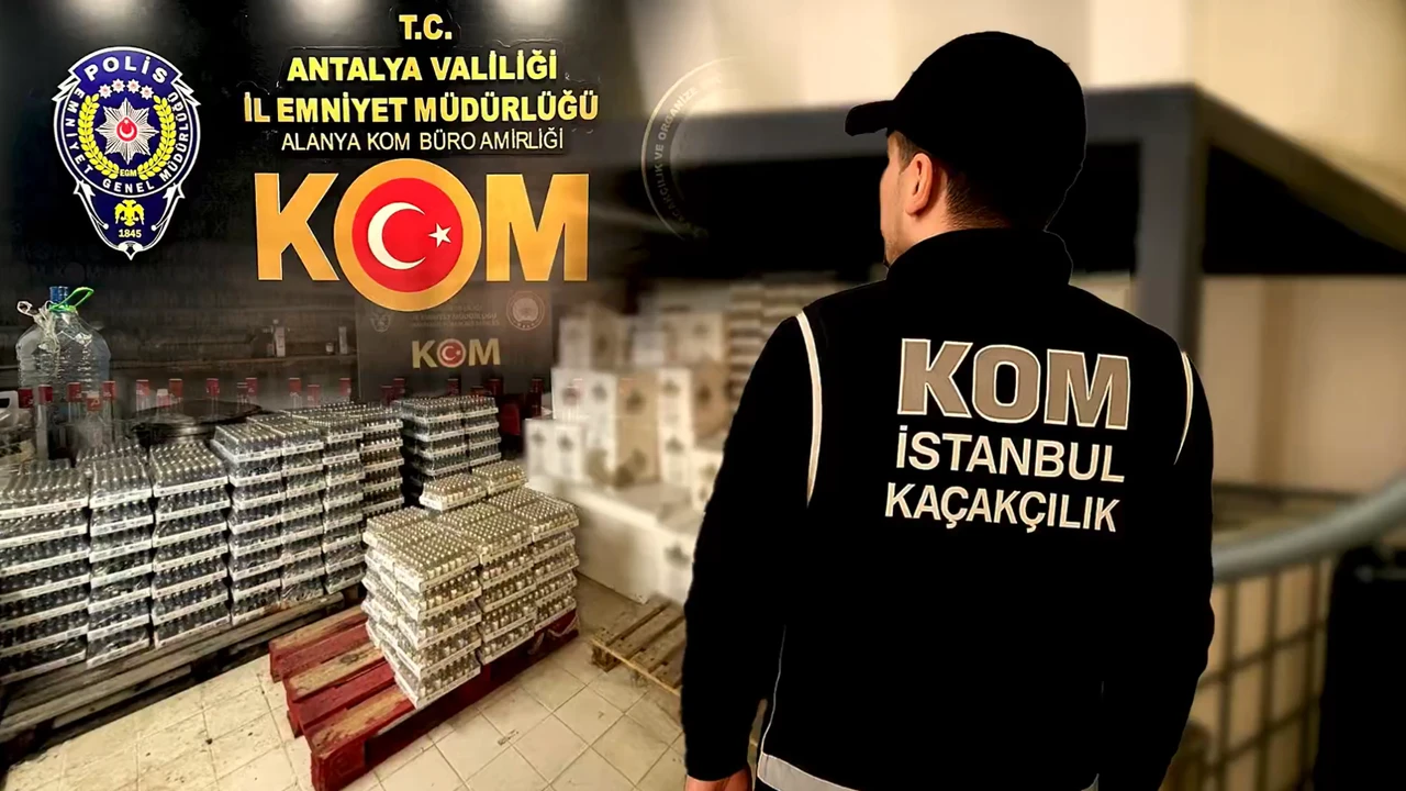 81 Ilde Alkollu Icki Kacakcilarina Operasyonu