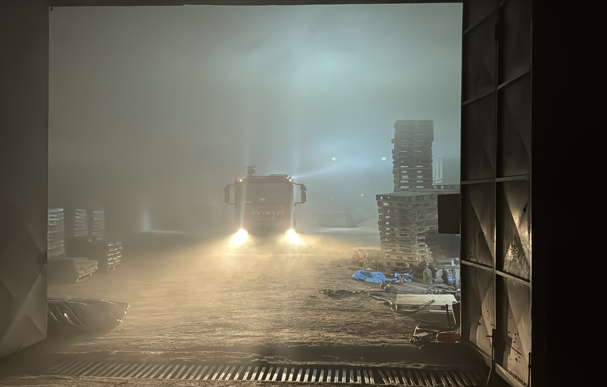 Edirne'de Palet Fabrikasında Çıkan Yangın4