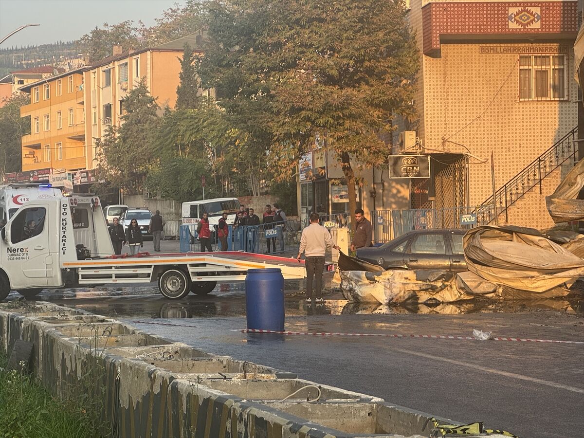 Kocaeli'de Yangın Çıkan Fabrika3