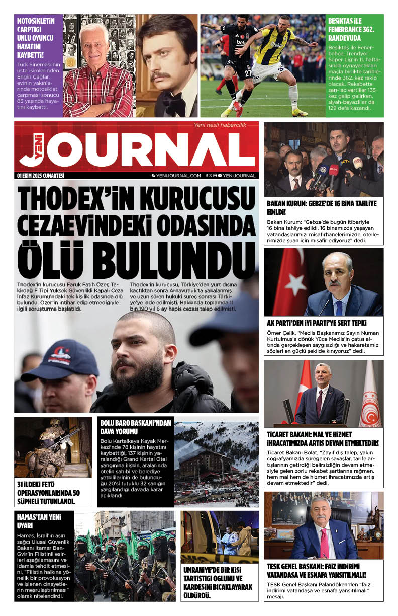 Yeni Journal Egazetesi 202511