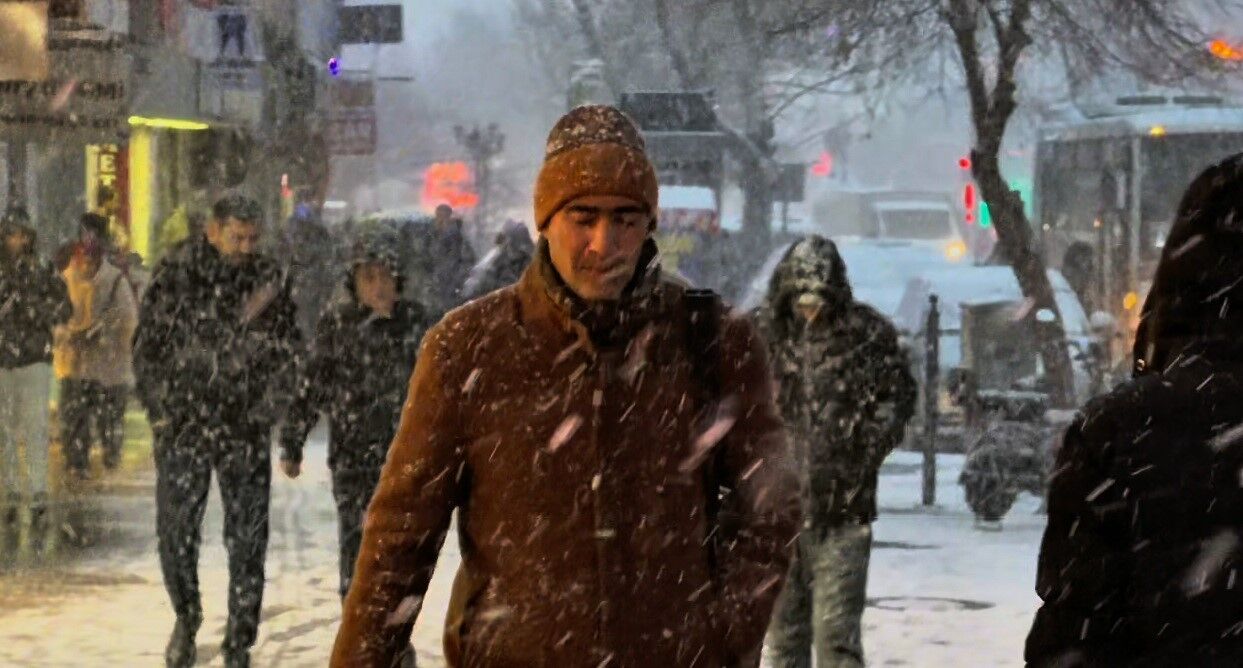 Erzincan’da Lapa Lapa Kar Yağışı 2