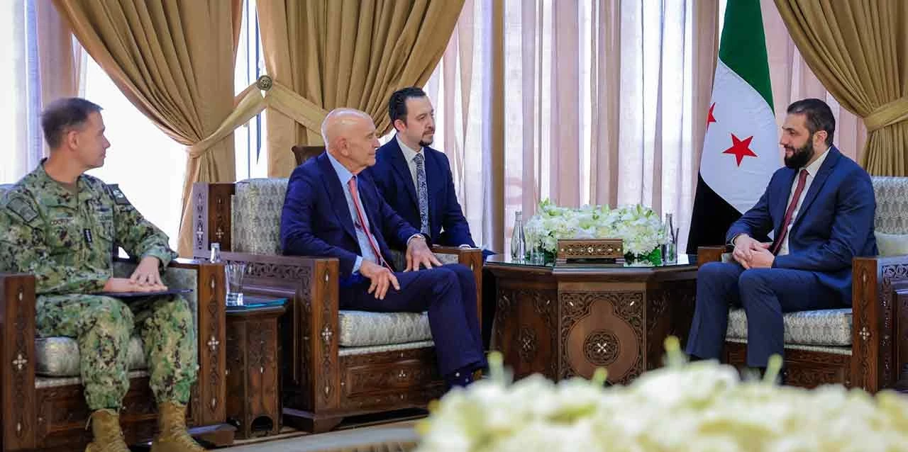 Suriye Cumhurbaskani Sara Abdnin Suriye Ozel Temsilcisi Tom Barrack Ile Gorustu Iikv