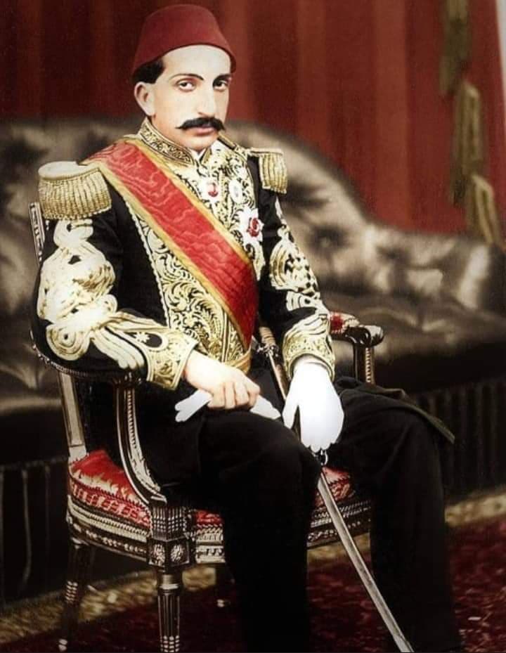 Abdul Hamid I I In Balmoral Castle In 1867 Colored