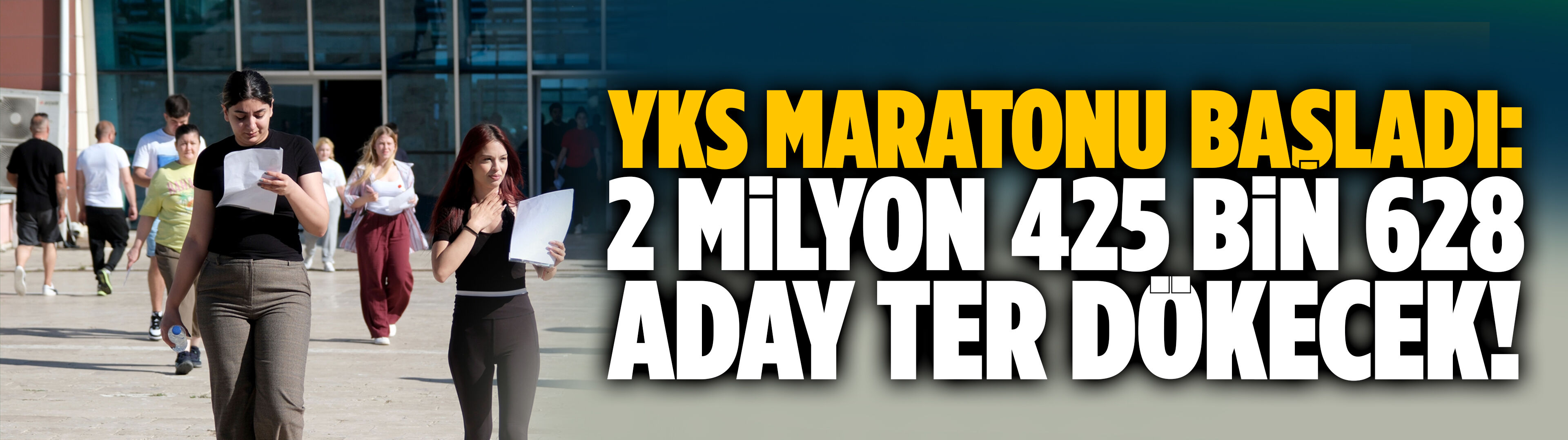 YKS maratonu başladı!