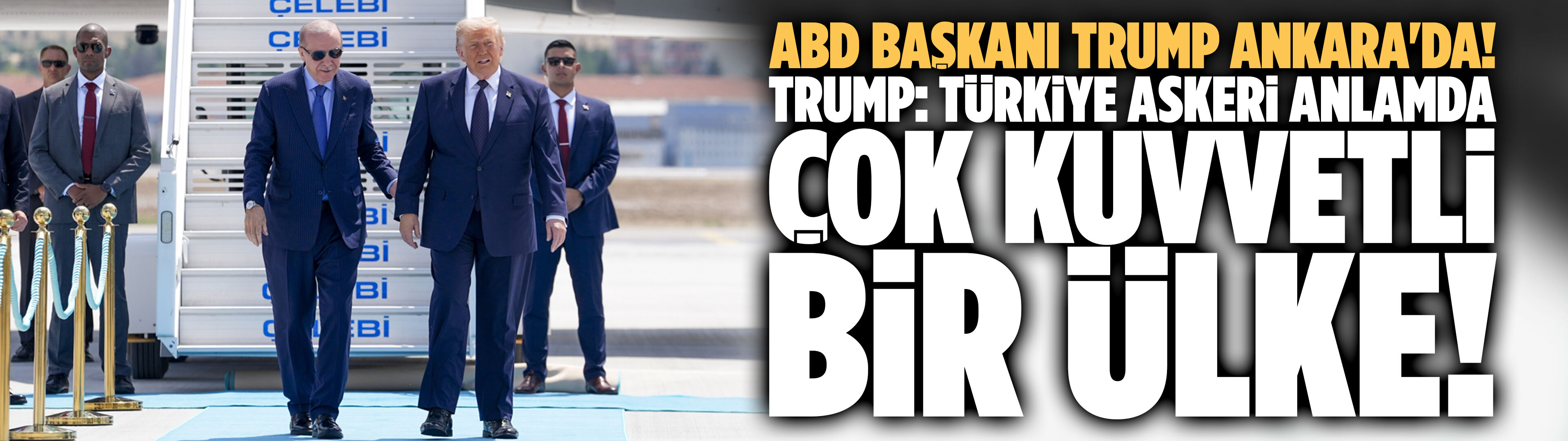 Beştepe'de Erdoğan - Trump zirvesi!