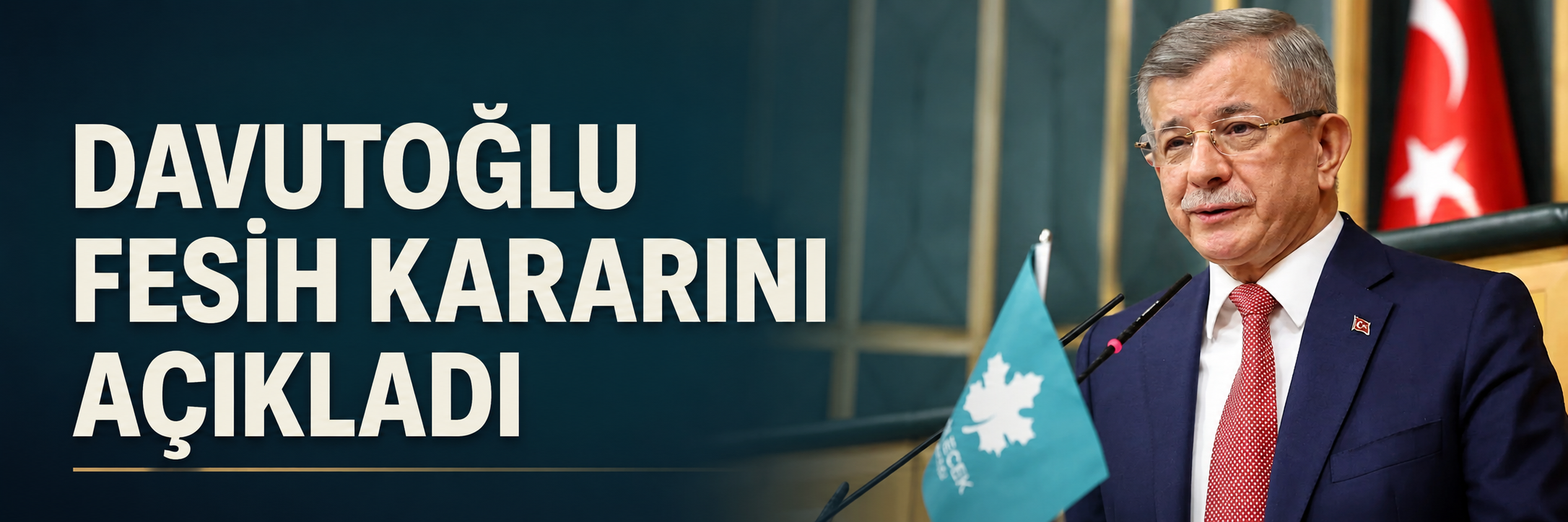 Davutoğlu Fesih Kararını Açıkladı
