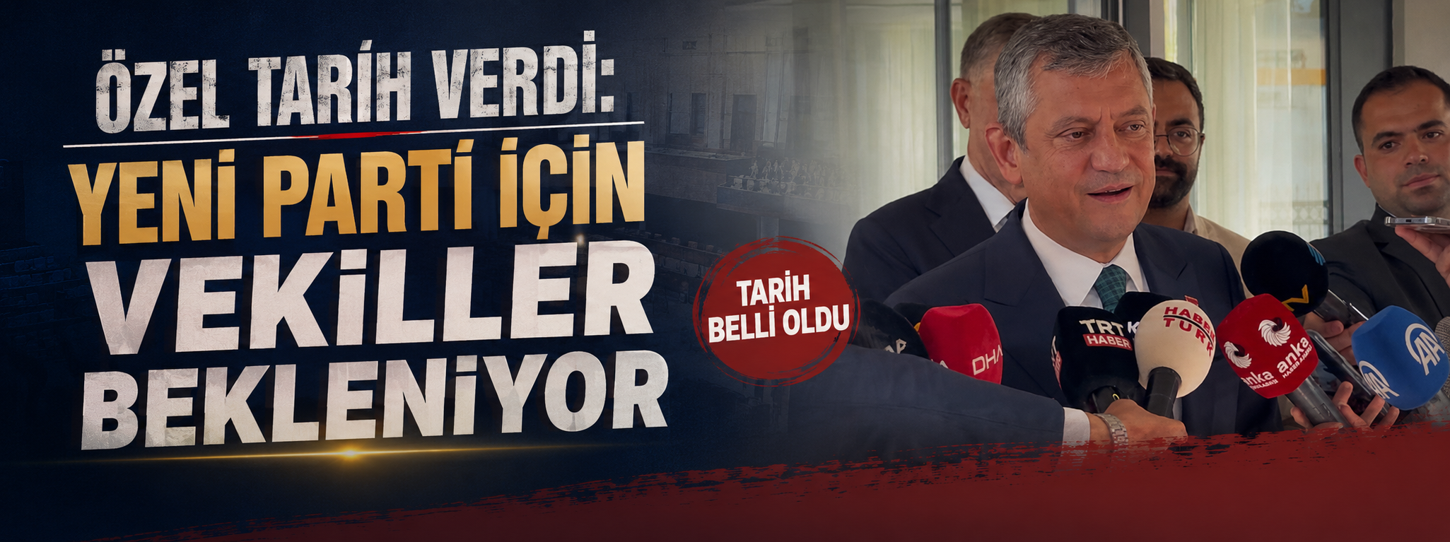 Özel tarih verdi: Yeni Parti için vekiller bekleniyor
