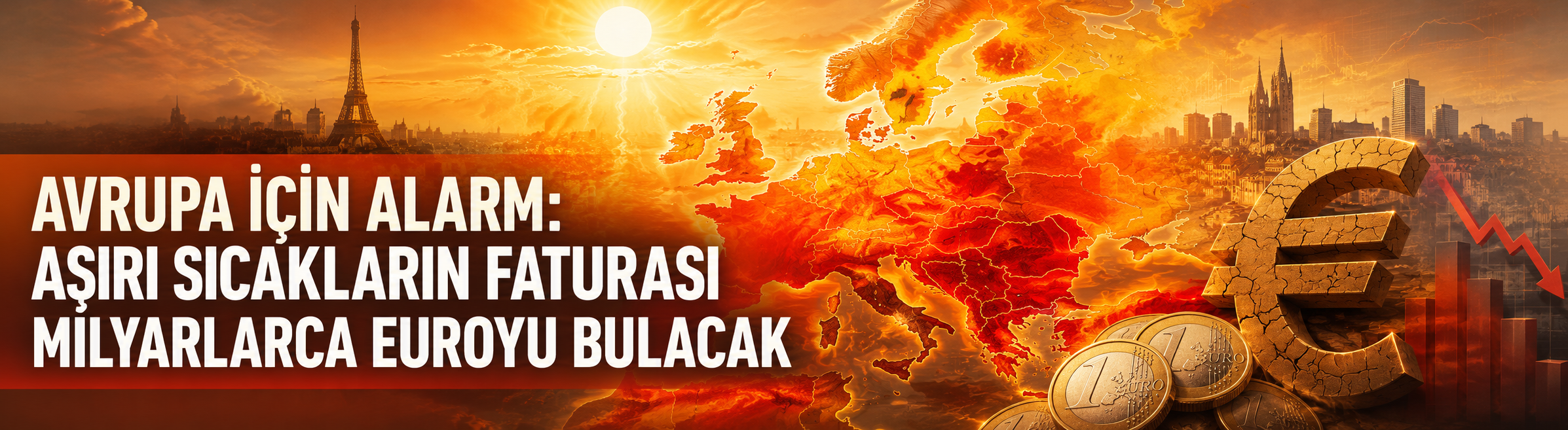 Avrupa için alarm: Aşırı sıcakların faturası milyarlarca euroyu bulacak