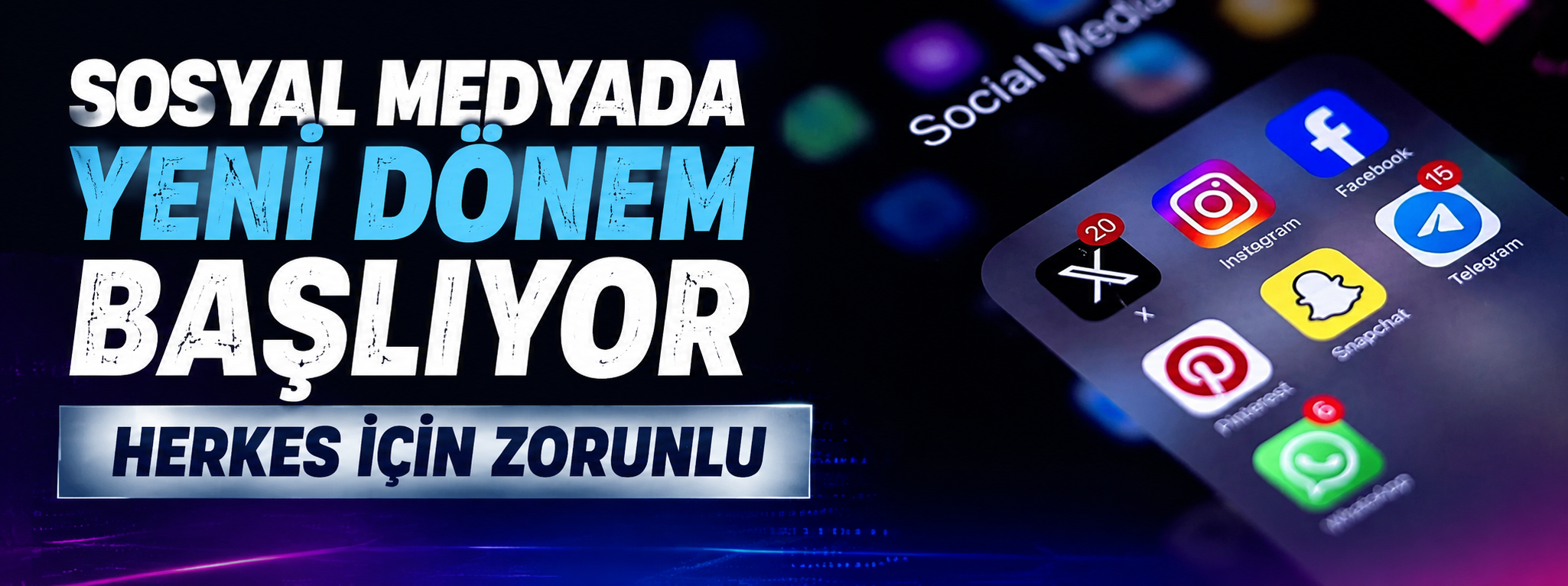 Sosyal medyada yeni dönem başlıyor: Herkes için zorunlu
