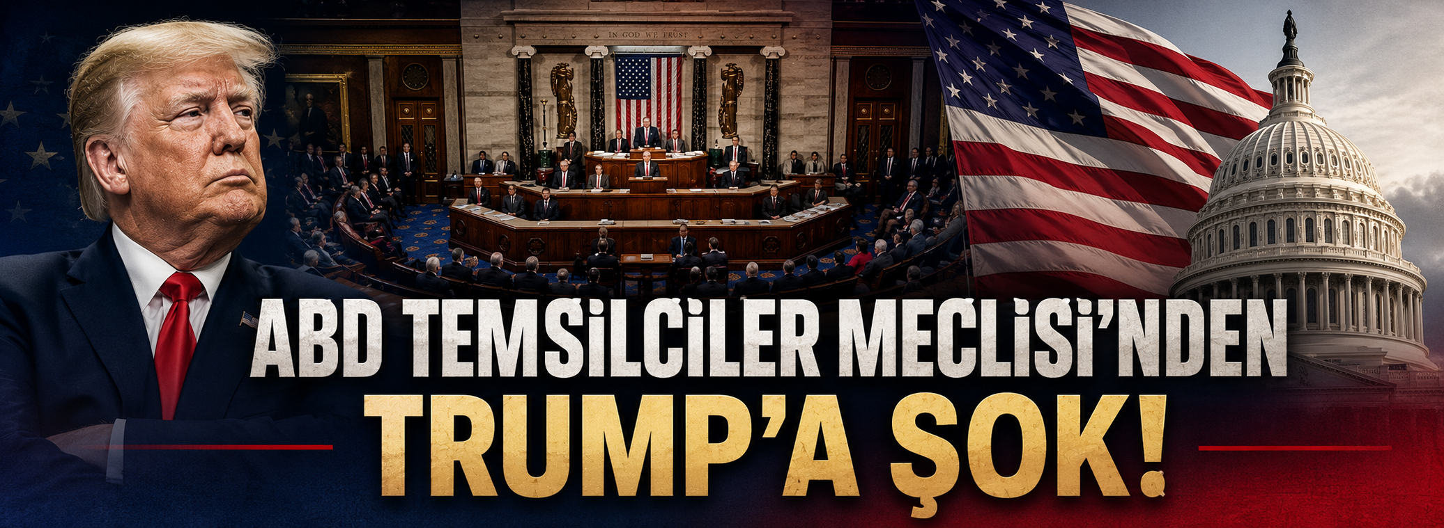ABD Temsilciler Meclisi'nden Trump'a şok!