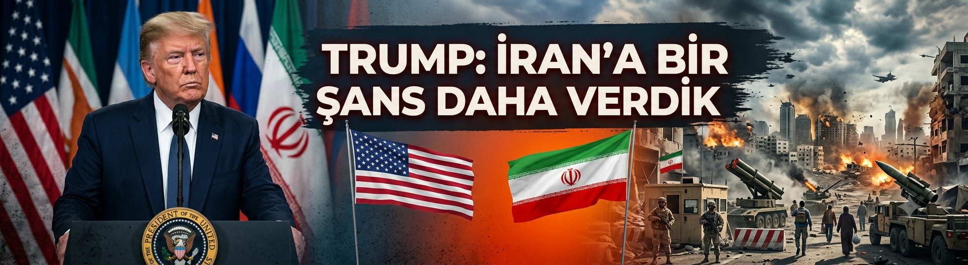 Trump: İran'a bir şansa daha veriyoruz
