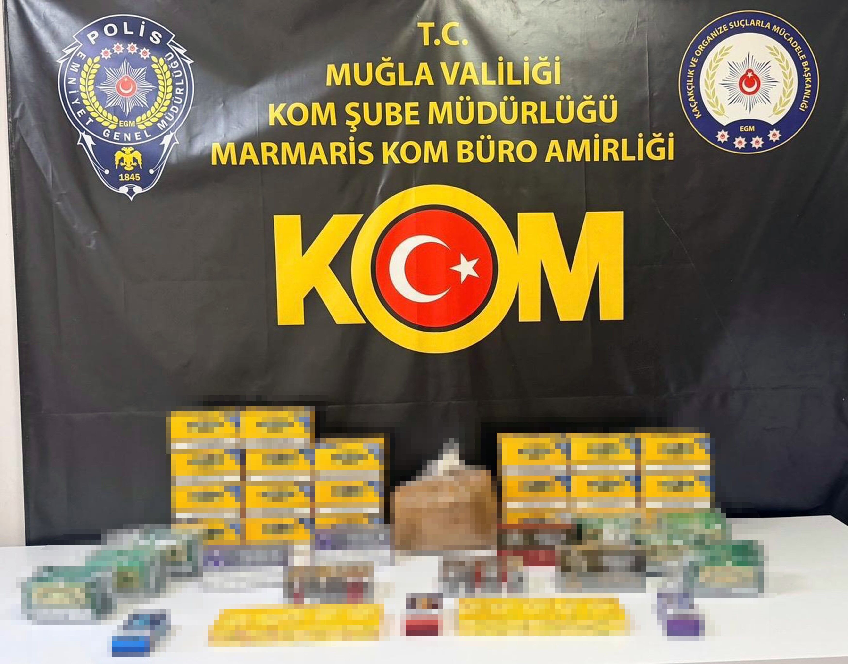 Muğla’da 91 bin 860 adet sahte bandrol ele geçirildi