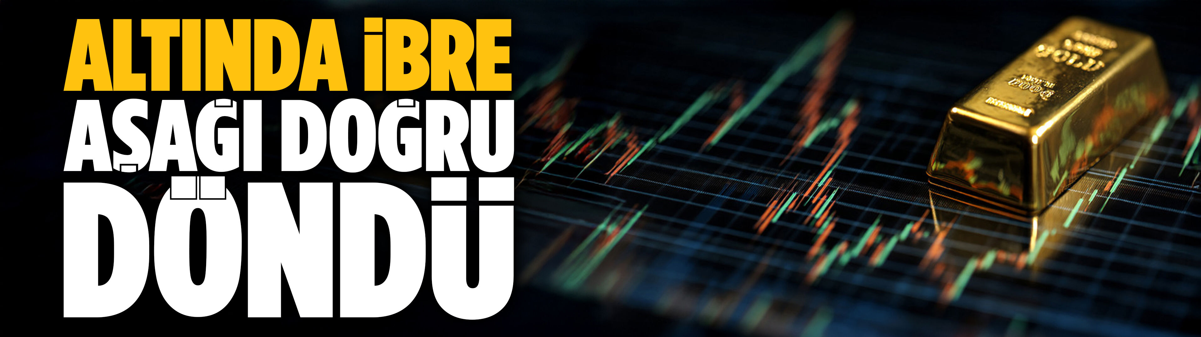 Altında ibre aşağı doğru döndü