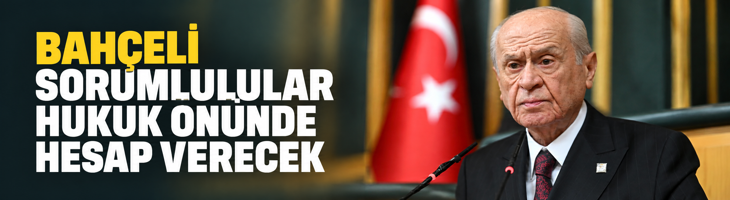 Bahçeli'den fon soruşturması açıklaması: Sorumlular hukuk önünde hesap vermeli