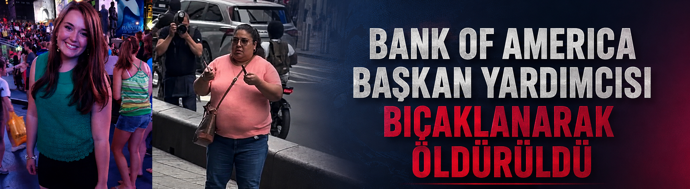 Bank of America başkan yardımcısı meydanda bıçaklanarak öldürüldü
