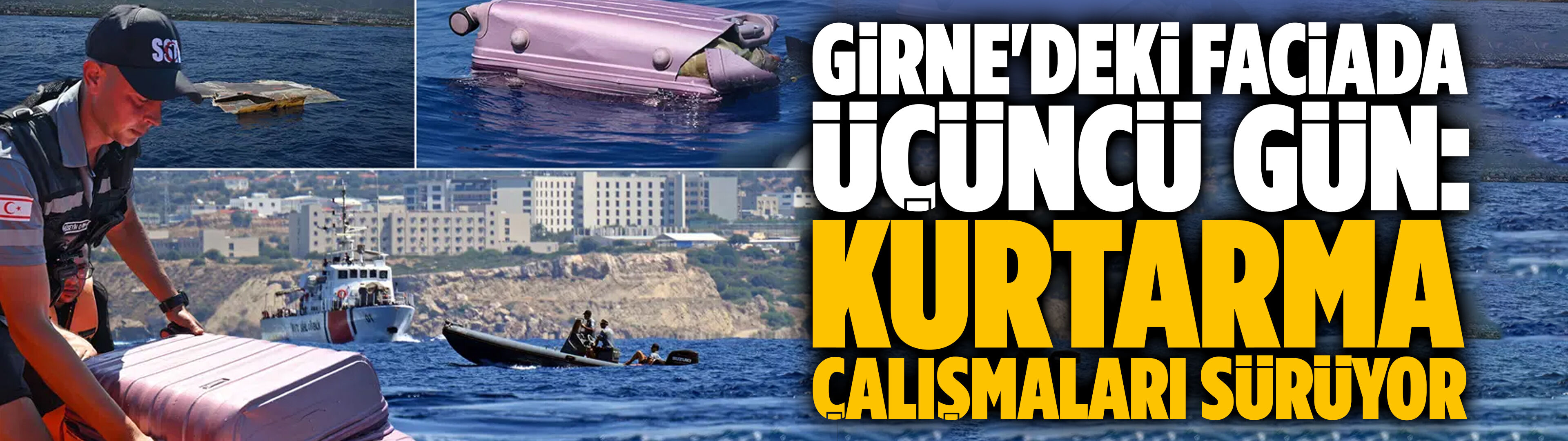 Girne'deki faciada üçüncü gün:  Kurtarma çalışmaları sürüyor