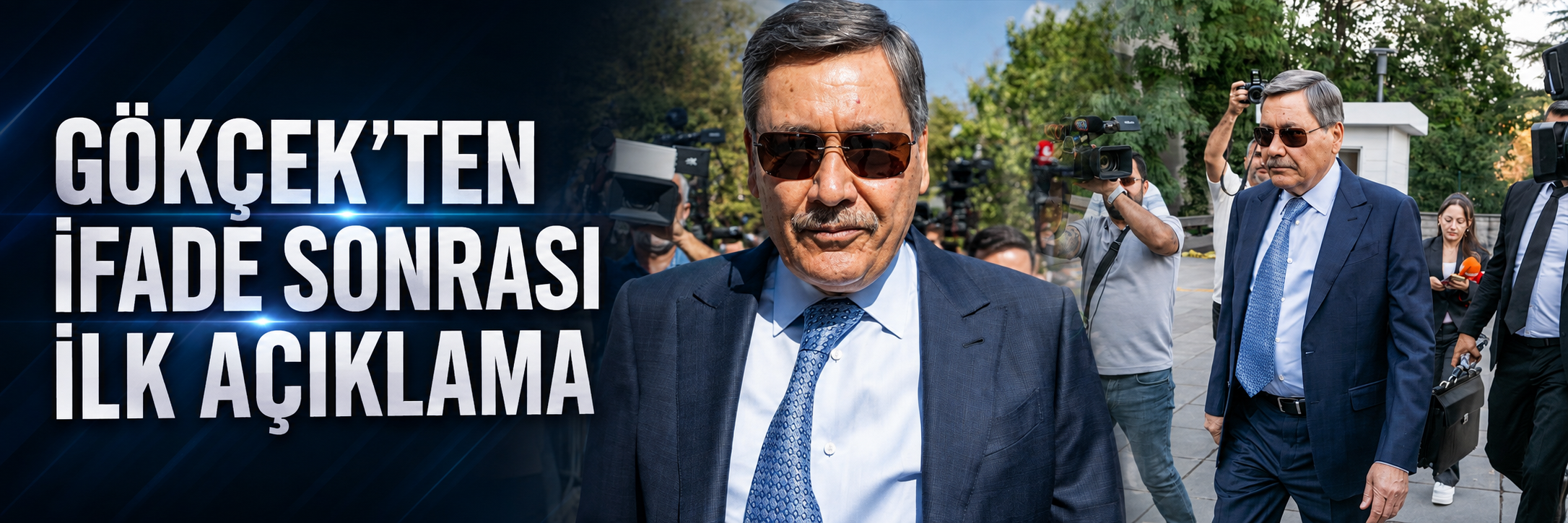 Melih Gökçek ifade verdi: Savcılık çıkışında ilk açıklamasını yaptı