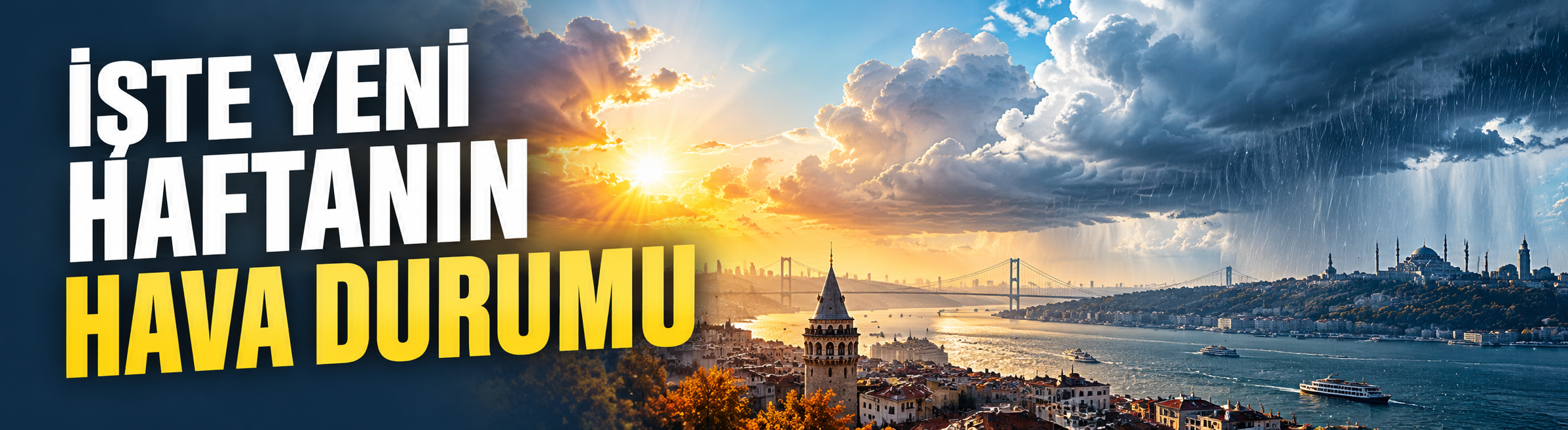 Türkiye'de yeni haftada hava nasıl olacak? Sağanak birçok bölgede etkili olacak