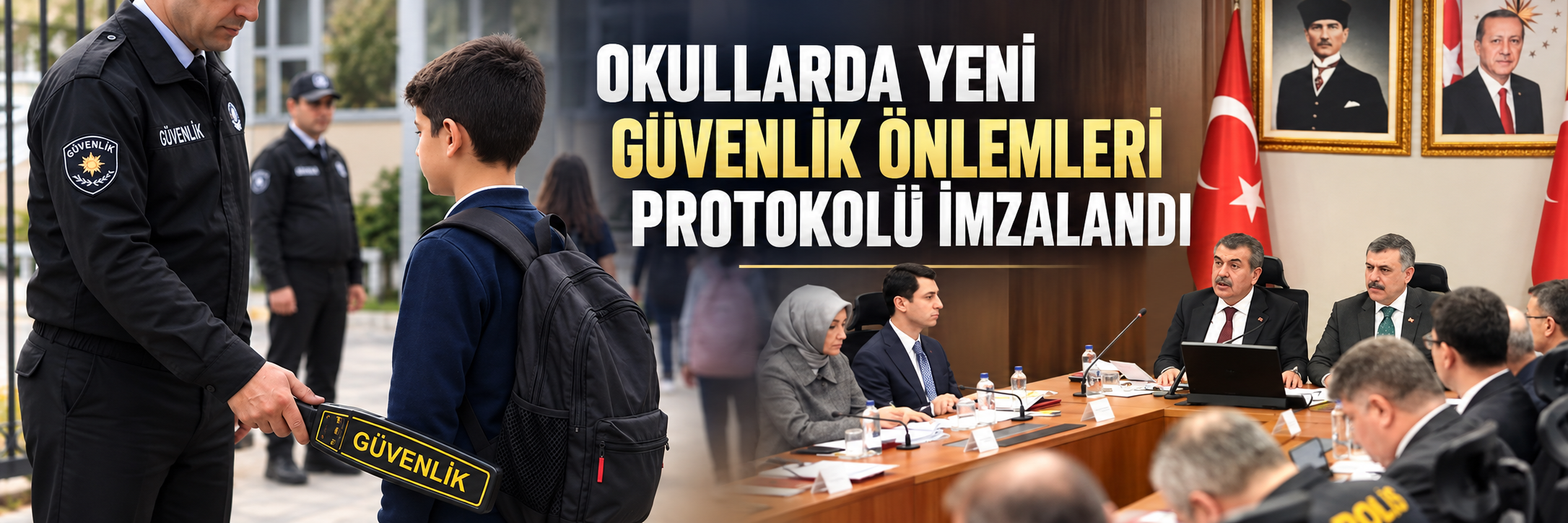 Okul Güvenliği Protokolü imzalandı: Okullarda 4 başlıkta yeni dönem