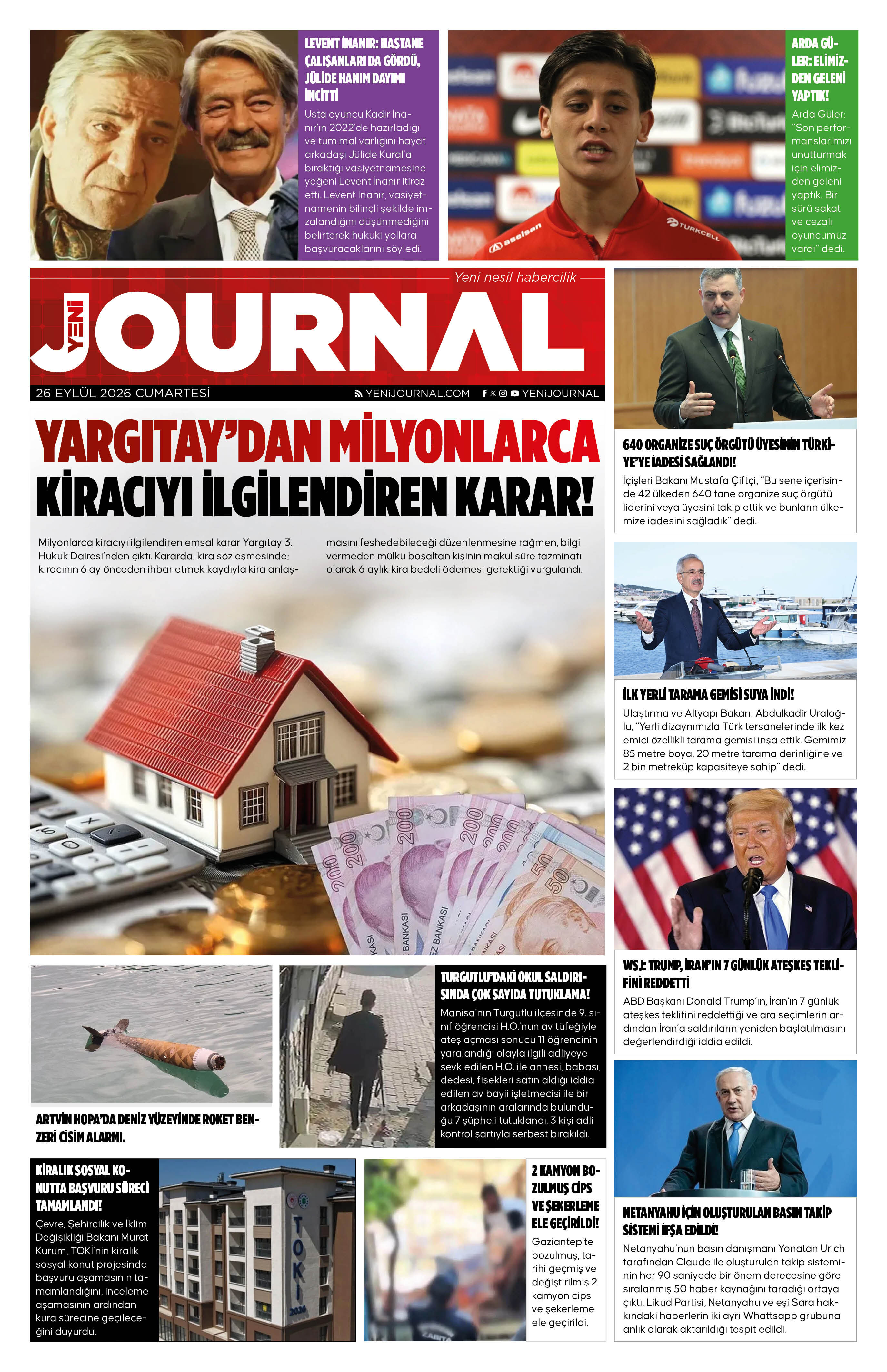 Yeni Journal Egazetesi 20260925