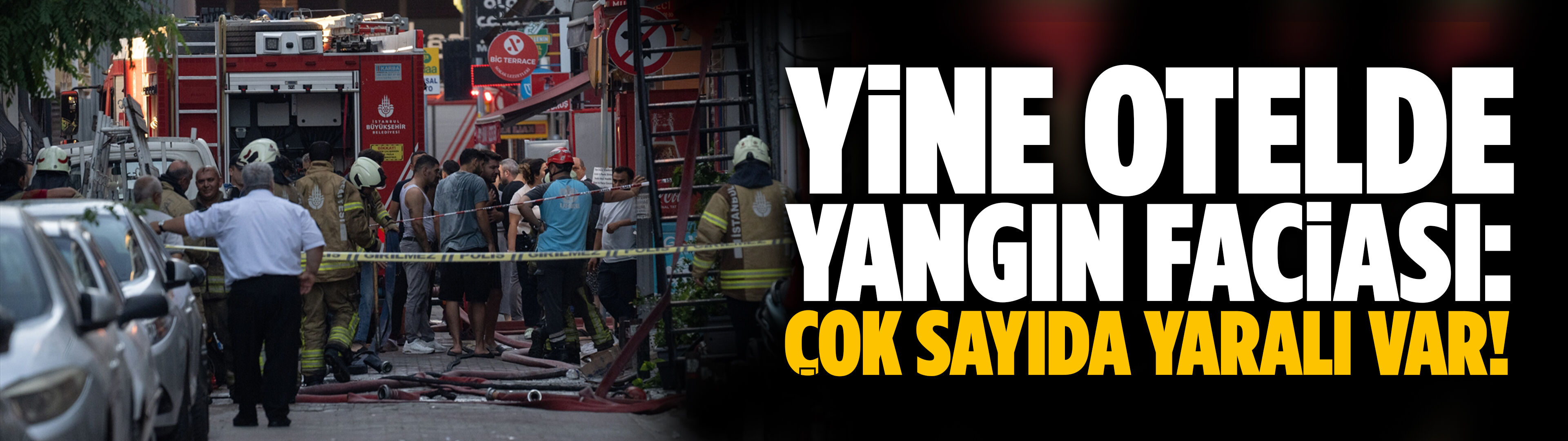 Yine bir otelde yangın faciası: 12 kişi yaralandı!