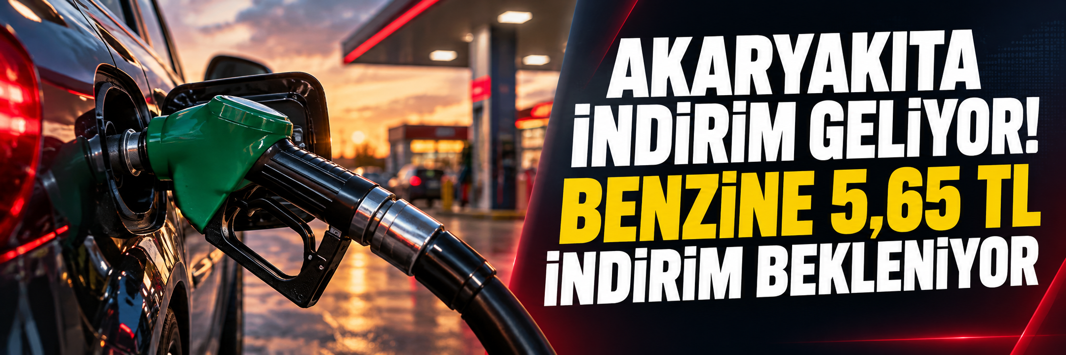 Akaryakıta indirim geliyor! Benzine 5,65 TL indirim bekleniyor